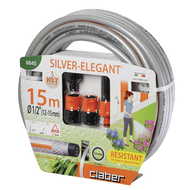 CLABER 8845 1/2? SILVER ELEGANT HOSE KIT 15M<br>ទុយោទឹក - Home-Fix Cambodia