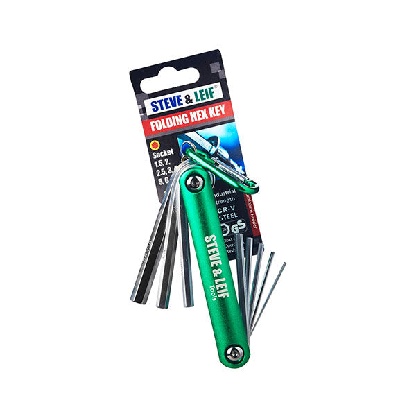 STEVE&LEIF SL-501 FOLDING HEX KEY SET 8PCS
