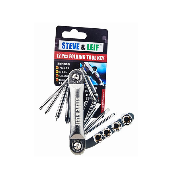STEVE&LEIF SL-511 FOLDING TOOL SET 12PCS