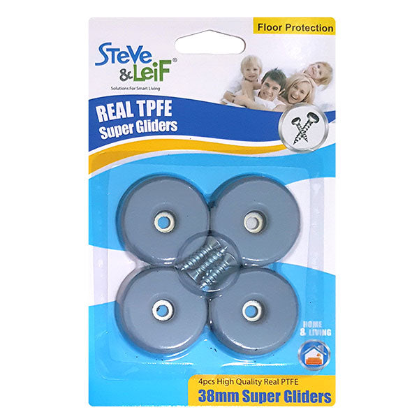 PTFE SUPER GLIDERS (38MM)<br>កំណល់ជើងតុ - Home-Fix Cambodia