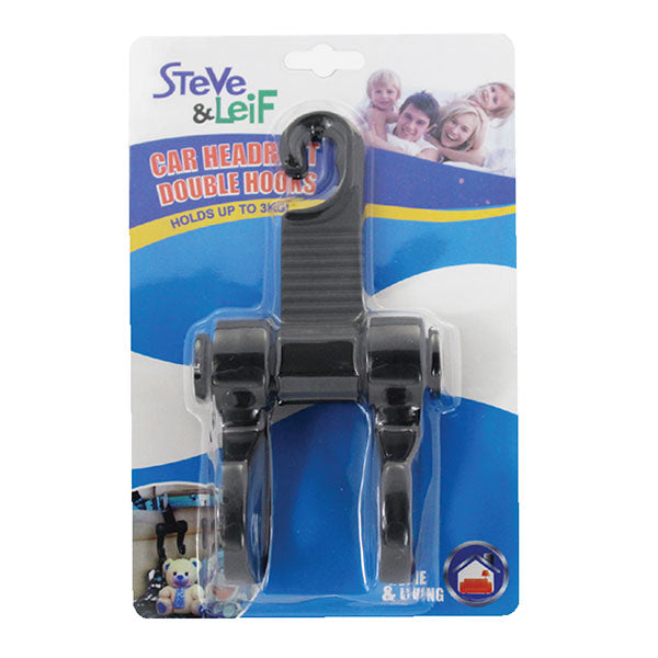 CAR HEADEST DOUBLE HOOKS<br>ទំពក់ព្យួរ - Home-Fix Cambodia