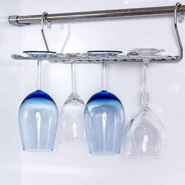 EXCEL EKWR0009-SUS304-L400MM ITALIAN SERIES SUS304 HANGING WINE GLASS<br>ធ្នើរសម្រាប់ព្យួរកែវស្រា - Home-Fix Cambodia