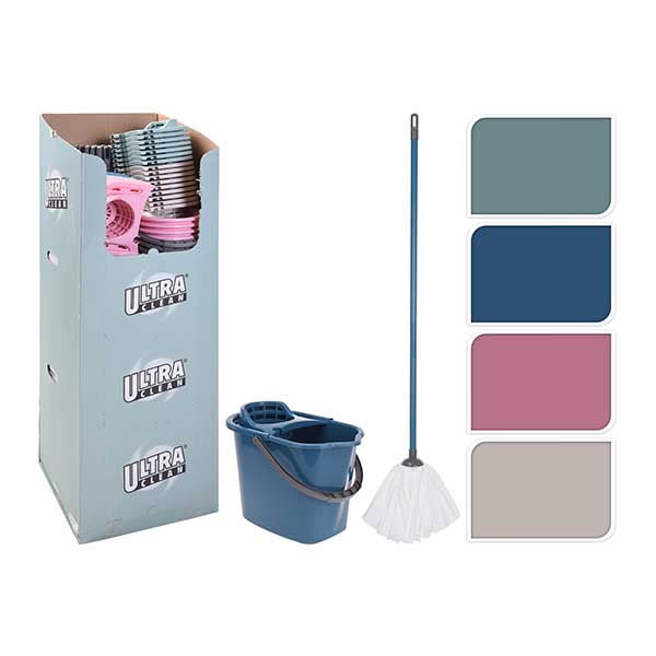 KOOPMAN 976300930 MOP SET 10L (BROOM, GRIP AND BUCKET)<br>ឈុážáž§áž”ករណáŸáž‡áž¼ážážŸáž˜áŸ’អាហចំណុះ10លីážáŸ’ážš (មានអំបោស, ដងជូហនិងធុងដាក់ទឹក) - Home-Fix Cambodia