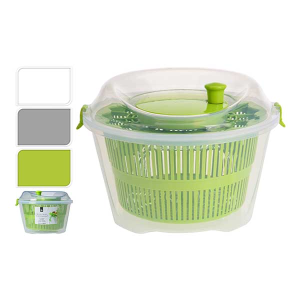 KOOPMAN 030000140 SALAD SPINNER  GREEN<br>កញ្ច្រែងសម្រាប់សម្ងួážáž‘ឹកចáŸáž‰áž–ីបន្លែ - Home-Fix Cambodia