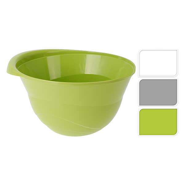 KOOPMAN 030000160 MIXING BOWL WITH GRIP 4500ML GREEN<br>ចានគោម ចំណុះ4500មីលីលីážáŸ’ážš - Home-Fix Cambodia