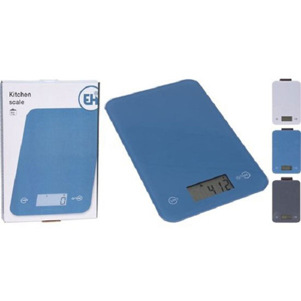 EXCELLENT HOUSEWARE DH2000280 KITCHEN SCALE GLASS 15X23CM