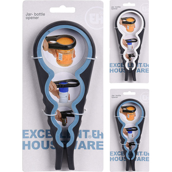 EXCELLENT HOUSEWARE CY5654630 OPENER 4 IN 1 TPR IN 2ASS CLR - Home-Fix Cambodia