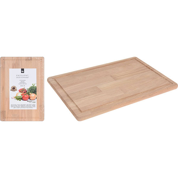 EXCELLENT HOUSEWARE V03000160 CUTTING BOARD BEECH WOOD