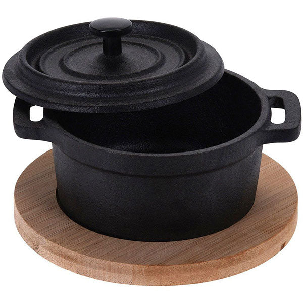 EXCELLENT HOUSEWARE 210000460 TAPAS DISH SET CAST IRON
