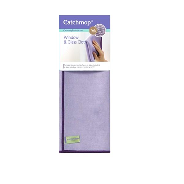 CATCHMOP 15528 WINDOW N GLASS TOWEL 320X360MM 2PCS<br>កន្សែងជូតកញ្ចាក់ (320 X 360 មីលីម៉ែត្រ, មាន 2/កញ្ចប់) - Home-Fix Cambodia