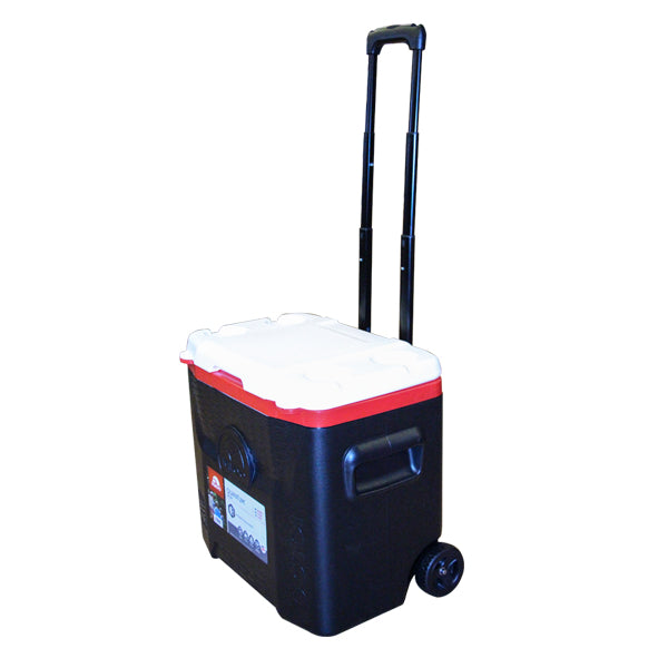 IGLOO QUANTUM WHEELED COOLER 26L BLACK <br> ធុងទឹកកក 26 លីត្រ ពណ៌ខ្មៅ