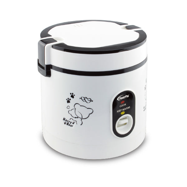 POWERPAC PPRC09 MINI RICE COOKER 0.9L-BLUE<br>ធ្នាំងដាំបាយ 0.9 ពណ៌ខៀវ - Home-Fix Cambodia