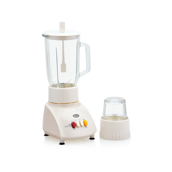 POWERPAC MC168 MY CHOICE GLASS BLENDER WITH DRY MILL (1240428)<br>ម៉ាស៊ីនក្រឡុកផ្លែឈើ<br>电动搅拌机, 玻璃壶, 干磨 - Home-Fix Cambodia