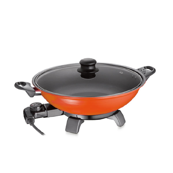 POWERPAC PPEC812 12 INCH ELECTRIC WOK & STEAM BOAT<br>ឆ្នាំងខ្ទះ និងស៊ុបអគ្គិសនី 12 អ៊ីញ - Home-Fix Cambodia
