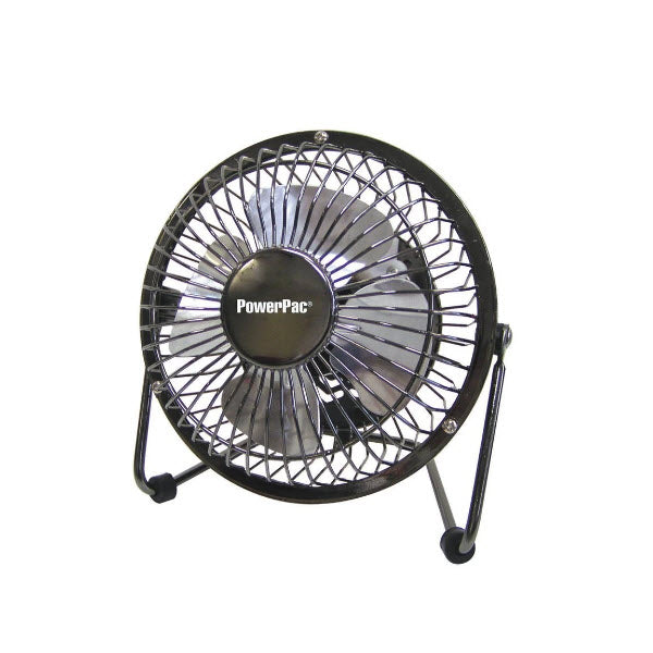 POWERPAC PPUF226 6" DESK FAN<br>កង្ហារលើតុ 6 អ៊ីញ ដុយ USB - Home-Fix Cambodia
