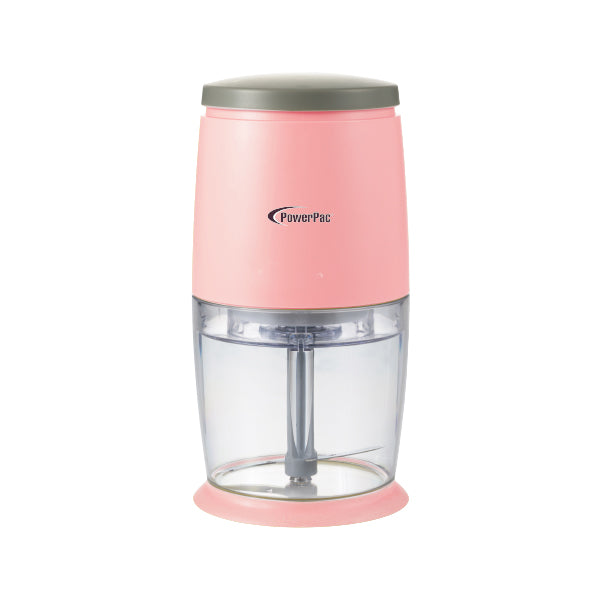 POWERPAC PPCP613 MINI CHOPPER-PINK<br>ម៉ាស៊ីនចិញ្ច្រាំសាច់ (ពណ៌ផ្កាឈូក) - Home-Fix Cambodia