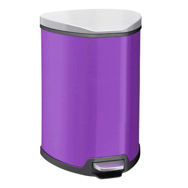 EKO 9209MP-PU-5L GRACE STEP BIN 5L PURPLE <br> ធុងសំរាម 5 លីត្រ ពណ៍ស្វាយ - Home-Fix Cambodia