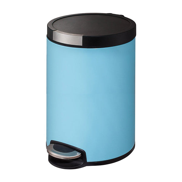 EKO 9225LB-5L ARTISTIC STEP BIN 5L L-BLUE <br> ធុងសំរាម 5 លីត្រ ពណ៌ខៀវ - Home-Fix Cambodia