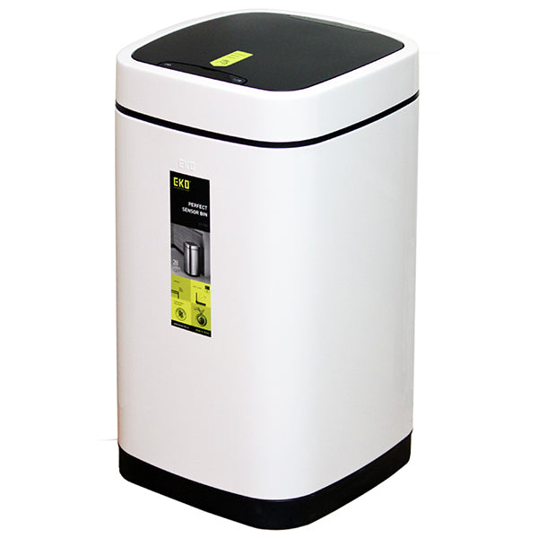 EKO 9288P-CR-28L SENSOR BIN 28L CREAM <br> ធុងសំរាមស៊ែនស័រ 28 លីត្រ ពណ៌ទឹកដោះគោ - Home-Fix Cambodia