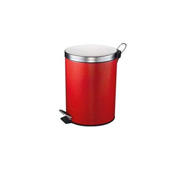 EKO 9625RD-5L CLASSIC STEP BIN 5L RED <br> ធុងសំរាម 5 លីត្រ (ពណ៌ក្រហម) - Home-Fix Cambodia