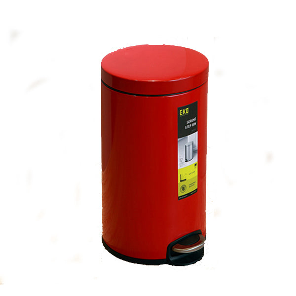 EKO BIN 9215P-RD-12L <br> ធុងសំរាម 12 លីត្រ (ព៌ណក្រហម) - Home-Fix Cambodia