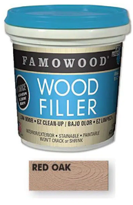 FAMOWOOD WOOD FILLER 6OZ (RED OAK) - Home-Fix Cambodia