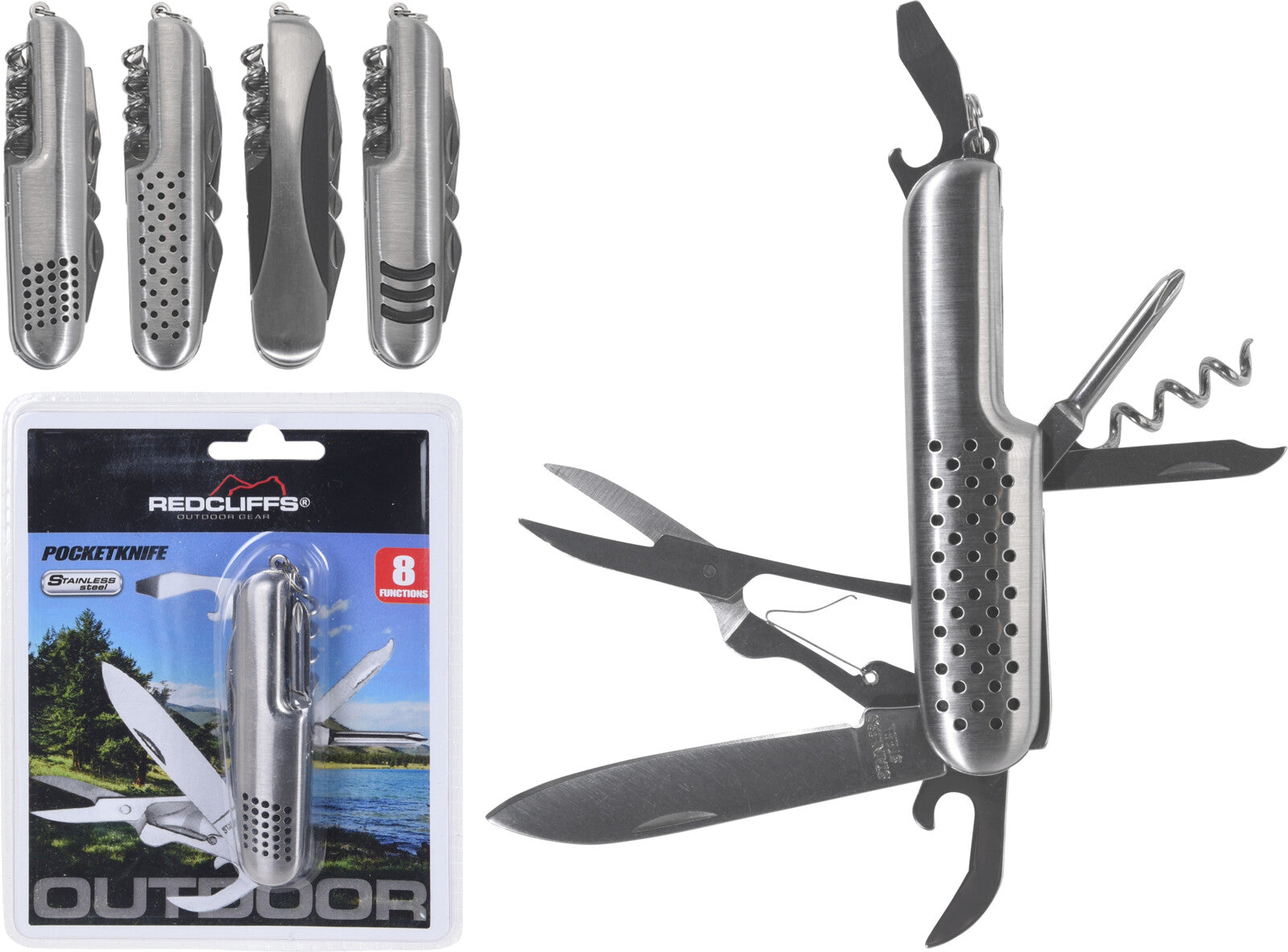 KOOPMAN X20100600 POCKET KNIFE WITH 8 FUNCTIONS - Home-Fix Cambodia