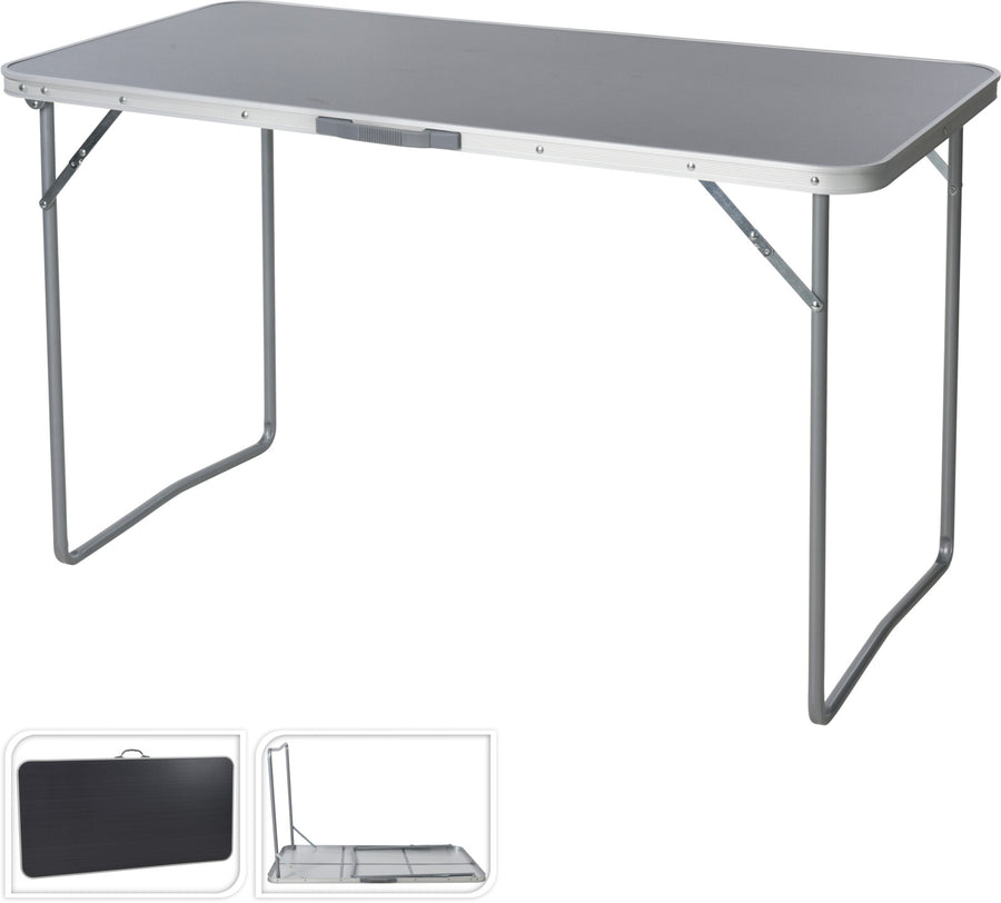 KOOPMAN X35000370 CAMPING TABLE 120X60X70CM GREY - Home-Fix Cambodia