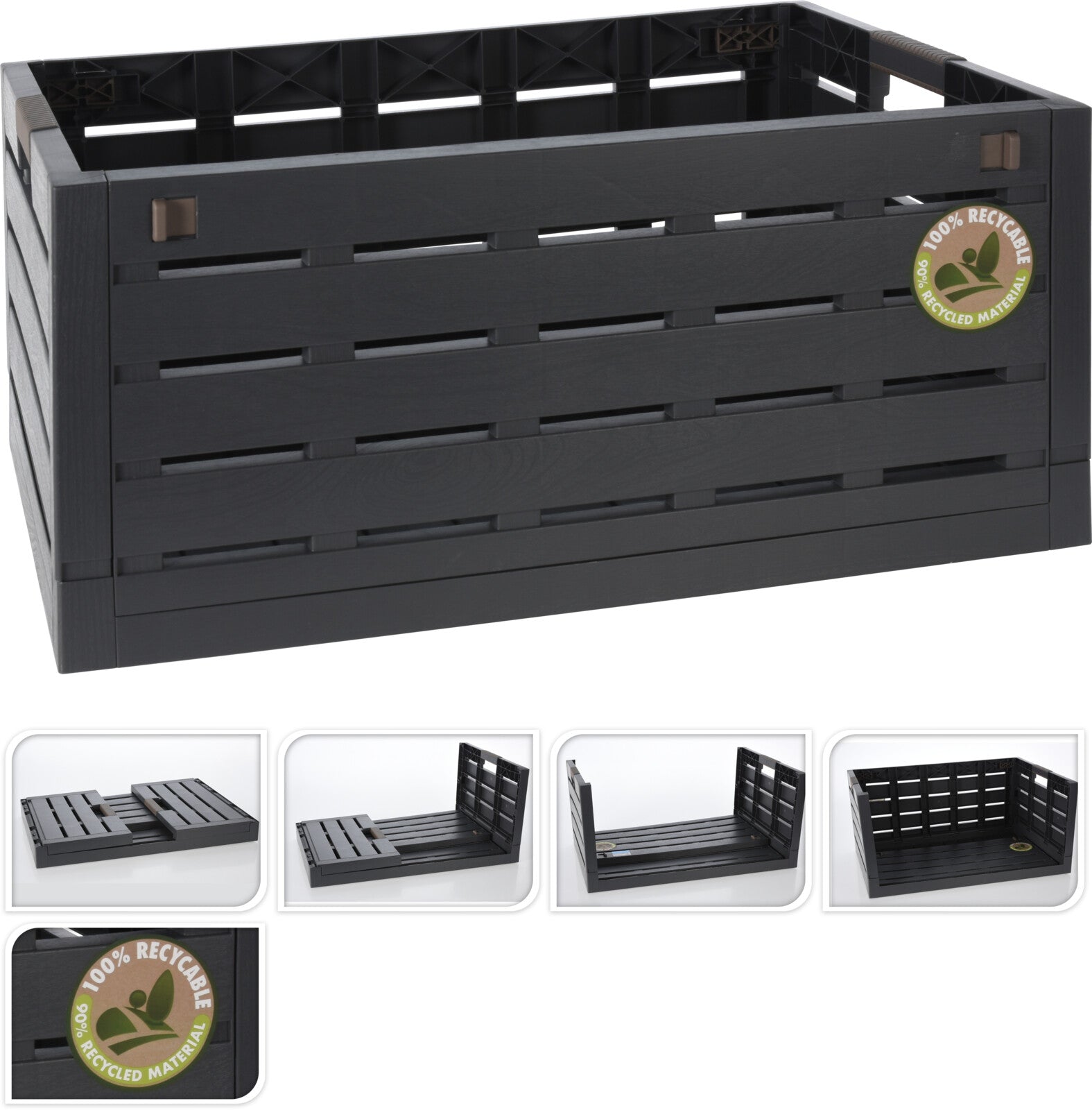 KOOPMAN Y54630390 CRATE FOLDA 60LTR 59X38X27.5 - Home-Fix Cambodia