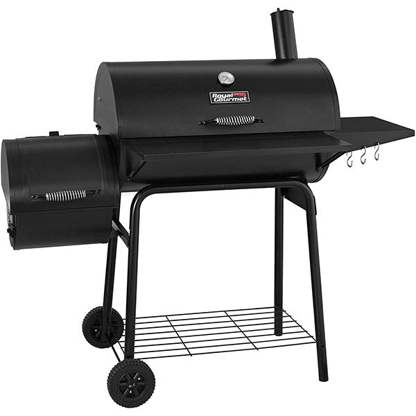 ROYAL GOURMENT CC1830S BBQ CHARCOAL GRILL SMOKER 30"<br>ចង្ក្រានអាំងសាច់