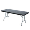 LIFETIME 6-FOOT FOLDING TABLE (BLACK) - តុពណ៏ខ្មៅវែង(1.8M)