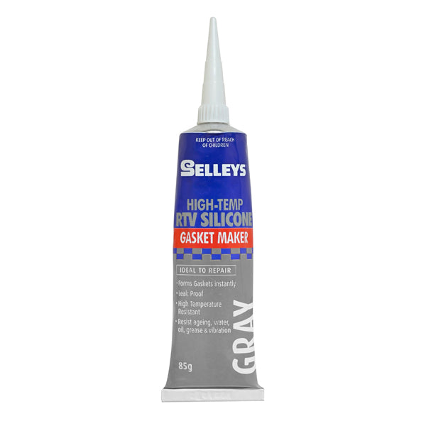 SELLEYS RVT SILICONE GASKET MAKER 85G (GRAY) - កាវបិទ