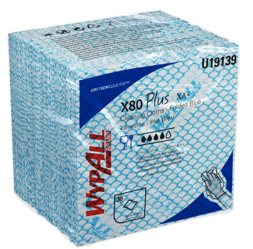 WYPALL 191227 X80 BLUE - ក្រណាត់ជួតពណ៌ខៀវ