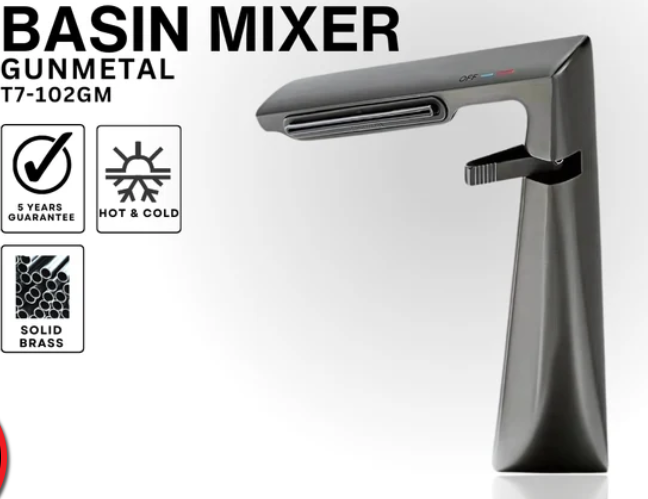 homefix-tuscani-t7-102-designer-basin-mixer-gun-metal