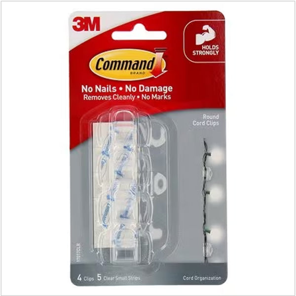 homefix-cambodia-command-17017clr-round-cord-clips-w-strips-4s-ទំពក់ព្យួរ