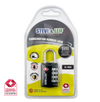 STEVE & LEIF SL-7403 METAL SHACKLE TSA LUGGAGE COMBINATION LOCK (BLACK/BLUE) - សោរចាក់វ៉ាលី