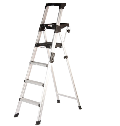 COSCO SL-5074 4 STEPS SIGNATURE ALUMINIUM LADDER - ជណ្តើរ៤កាំ