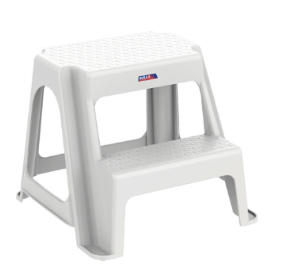 DURAMAX DM-XX316WH DOUBLE STEP LADDER STOOL (WHITE) - ជណ្តើរ២កាំ