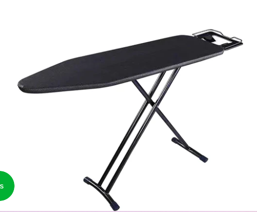 STEVE & LEIF SL-5825 IRONING BOARD WITH IRON REST 109X35.5CM (BLACK/GREY) - ក្តារអ៊ុតខោអាវ