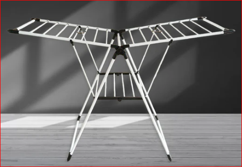 STEVE & LEIF SL-5834 TWO TIER WING FOLD DRYING CLOTH / LAUNDRY RACK 10M - ស្នួលហាលខោអាវ