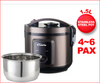 POWERPAC PPRC612 RICE COOKER 1.5L W/SS INNER POT, 500W - ឆ្នាំងបាយ1.5លិត្រ