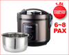 POWERPAC PPRC618 RICE COOKER 1.8L W/SS INNER POT, 800W - ឆ្នាំងបាយ1.8លិត្រ