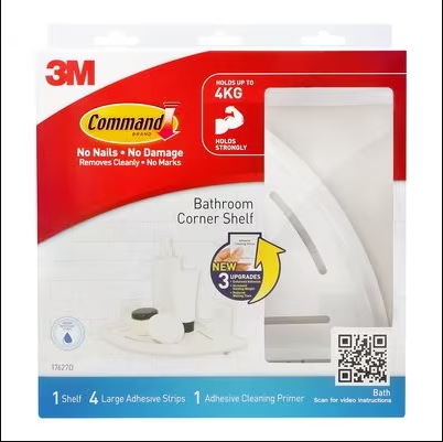 homefix-cambodia-3m-36803-command-bathroom-corner-shelf-primer-ធ្នើកែងដាក់សំភារះ3m