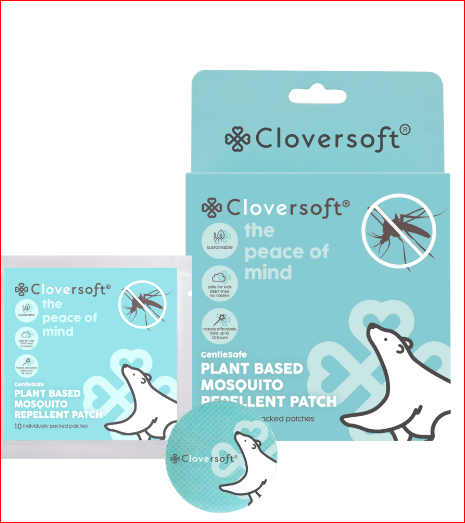 CLOVERSOFT CS-MP-10 MOSQUITO AND GARDEN INSECTS REPELLENT PATCH - បន្ទះស្អិតបិទការពារមូស