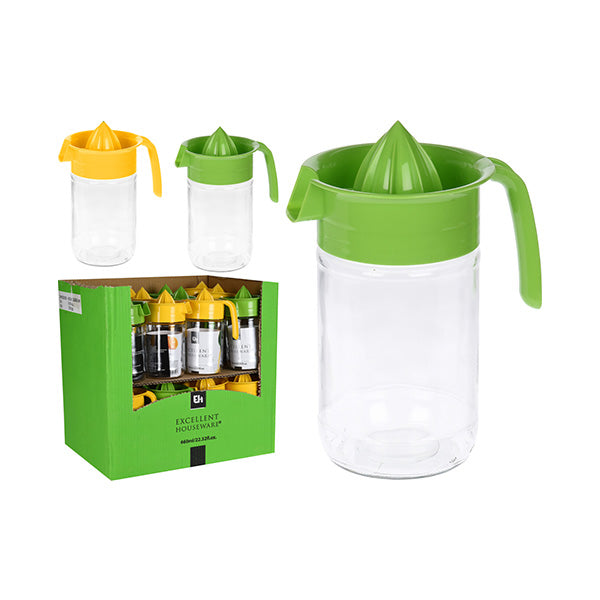 EXCELLENT HOUSEWARE 010000320 FRUIT JUICER TRANSPARENT 660ML - Home-Fix Cambodia