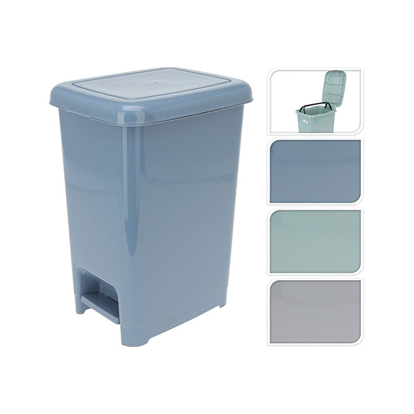 KOOPMAN 022000180 PEDAL BIN PP 25L 3ASS CLR - Home-Fix Cambodia