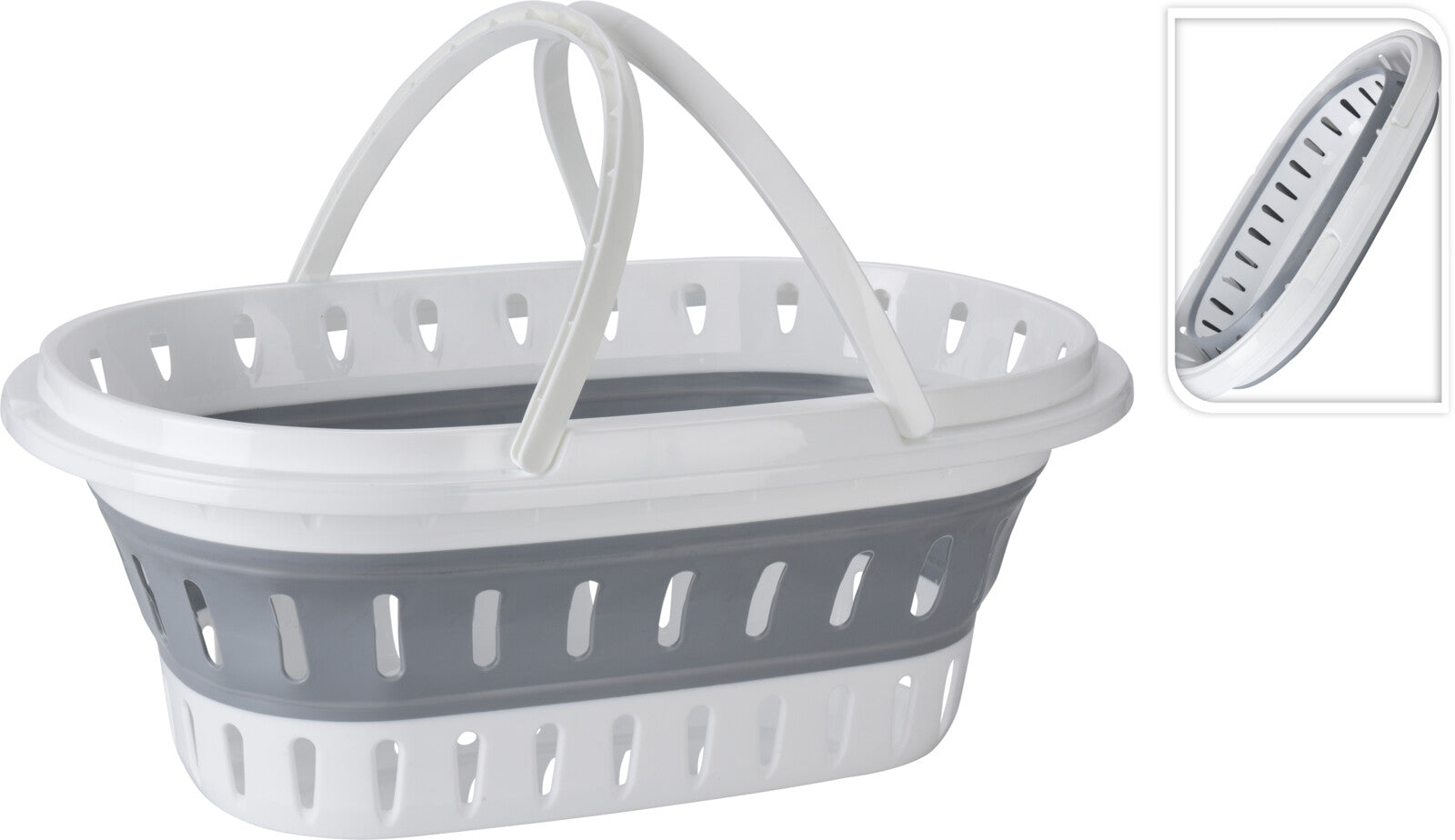 KOOPMAN 172000780 LAUNDRY BASKET PP 25L/845.45OZ - Home-Fix Cambodia