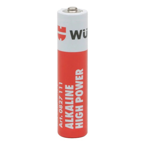 WURTH 0827112 BATTERY ALKAINE HIGH POWER (AA/4PCS)<br>ថ្មពិល - Home-Fix Cambodia