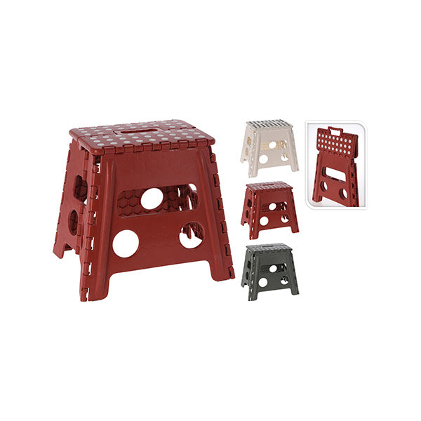 KOOPMAN 529003130 STEP STOOL FOLDABLE 3ASS CLR - Home-Fix Cambodia