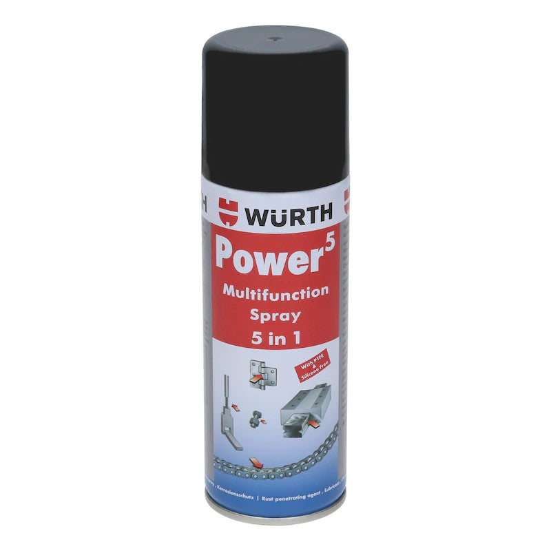 WURTH 9500000033 POWER 5 MULTIFUNCTION SPRAY 5 IN 1 (200ML)<br>ស្រ្ពៃខ្លាញ់គោ